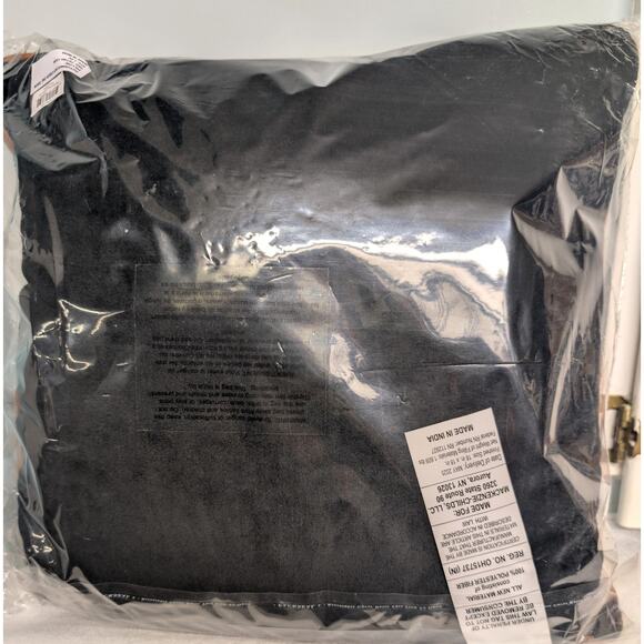 MacKenzie Childs Check Owl Pillow Autumnology 18 x 18 - Picture 6 of 6